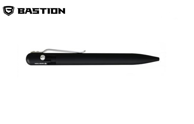 Bastion Bolt Action Pen, Aluminum Jet Black, BSTN249B